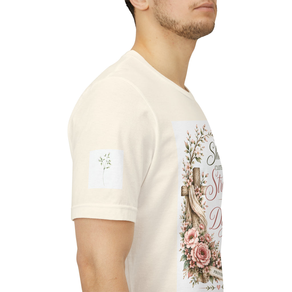 Julia's Graceful Roots™  She Is  Tee |  Floral T-Shirt