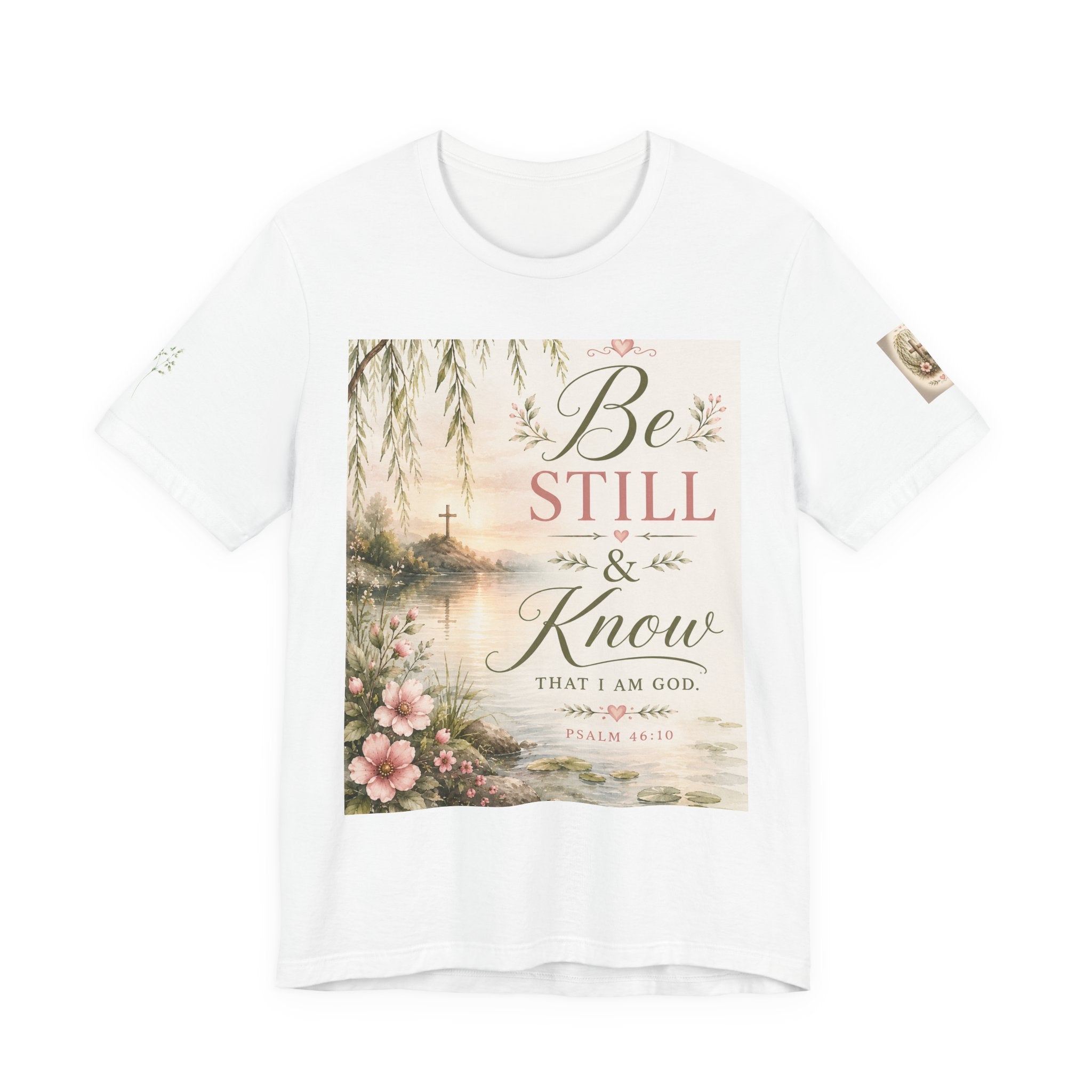 Julia's Graceful Roots™  Be Still Tee |  Floral T-Shirt