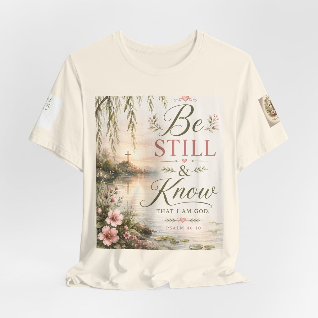 Julia's Graceful Roots™  Be Still Tee |  Floral T-Shirt