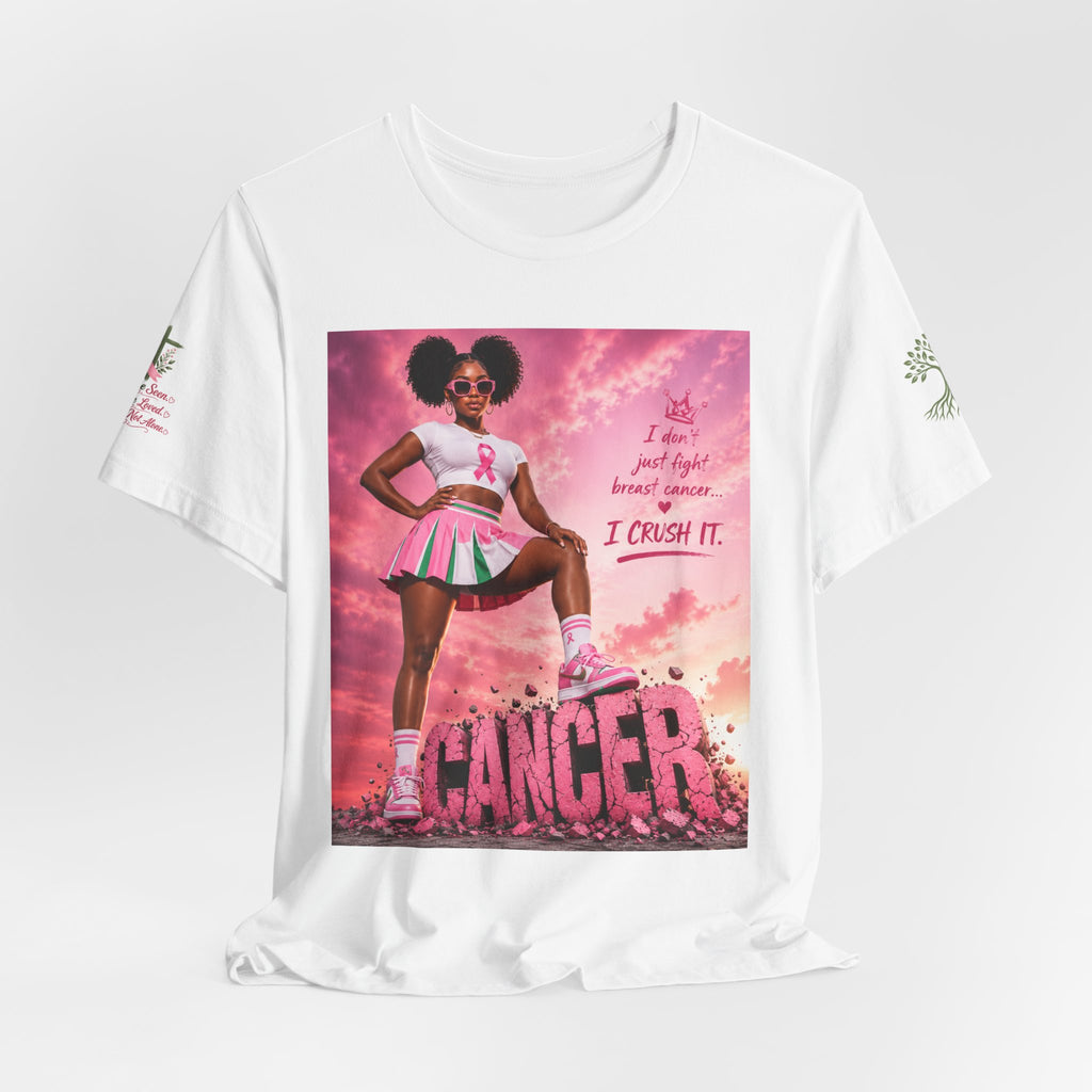 Breast Cancer Awareness Tee — "I Crush It" Empowerment Shirt