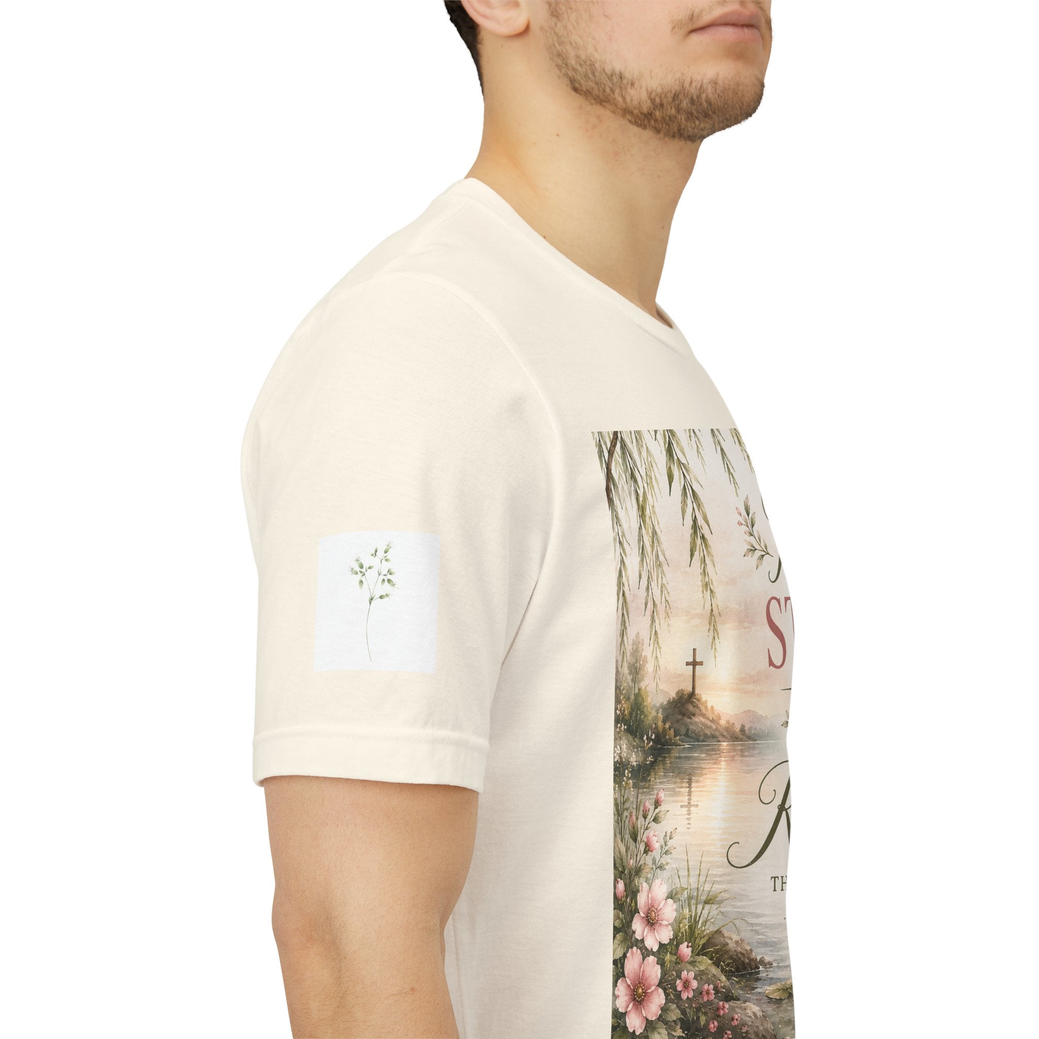Julia's Graceful Roots™  Be Still Tee |  Floral T-Shirt