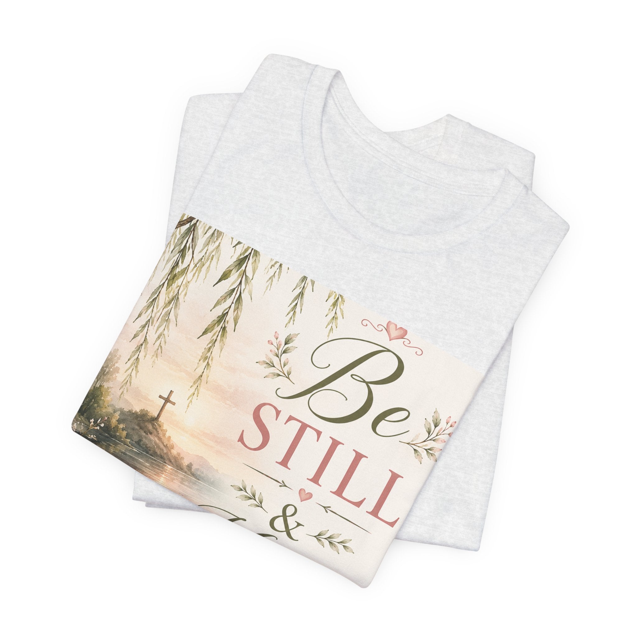 Julia's Graceful Roots™  Be Still Tee |  Floral T-Shirt