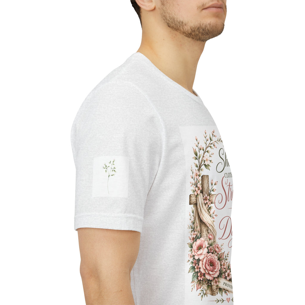 Julia's Graceful Roots™  She Is  Tee |  Floral T-Shirt