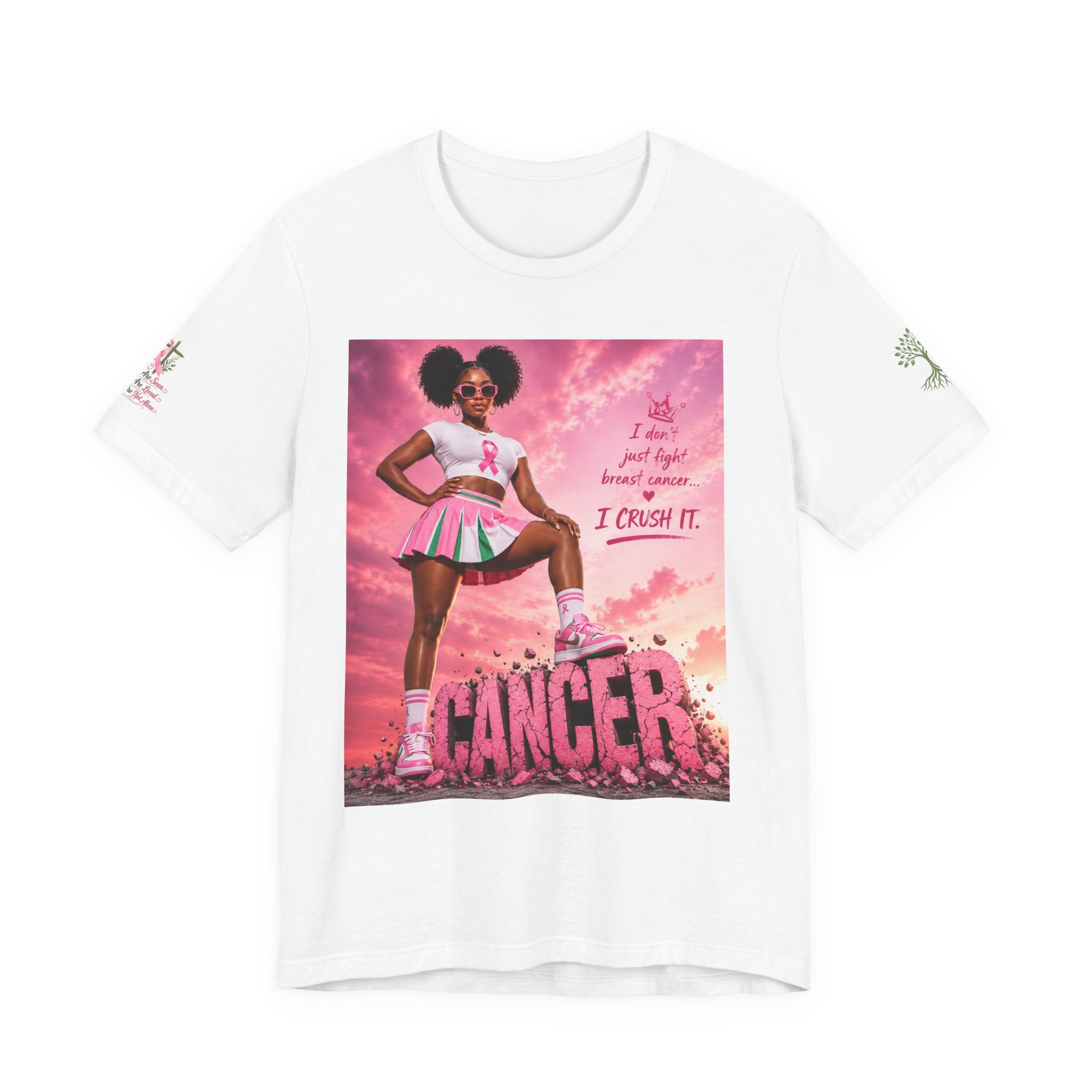 Breast Cancer Awareness Tee — "I Crush It" Empowerment Shirt
