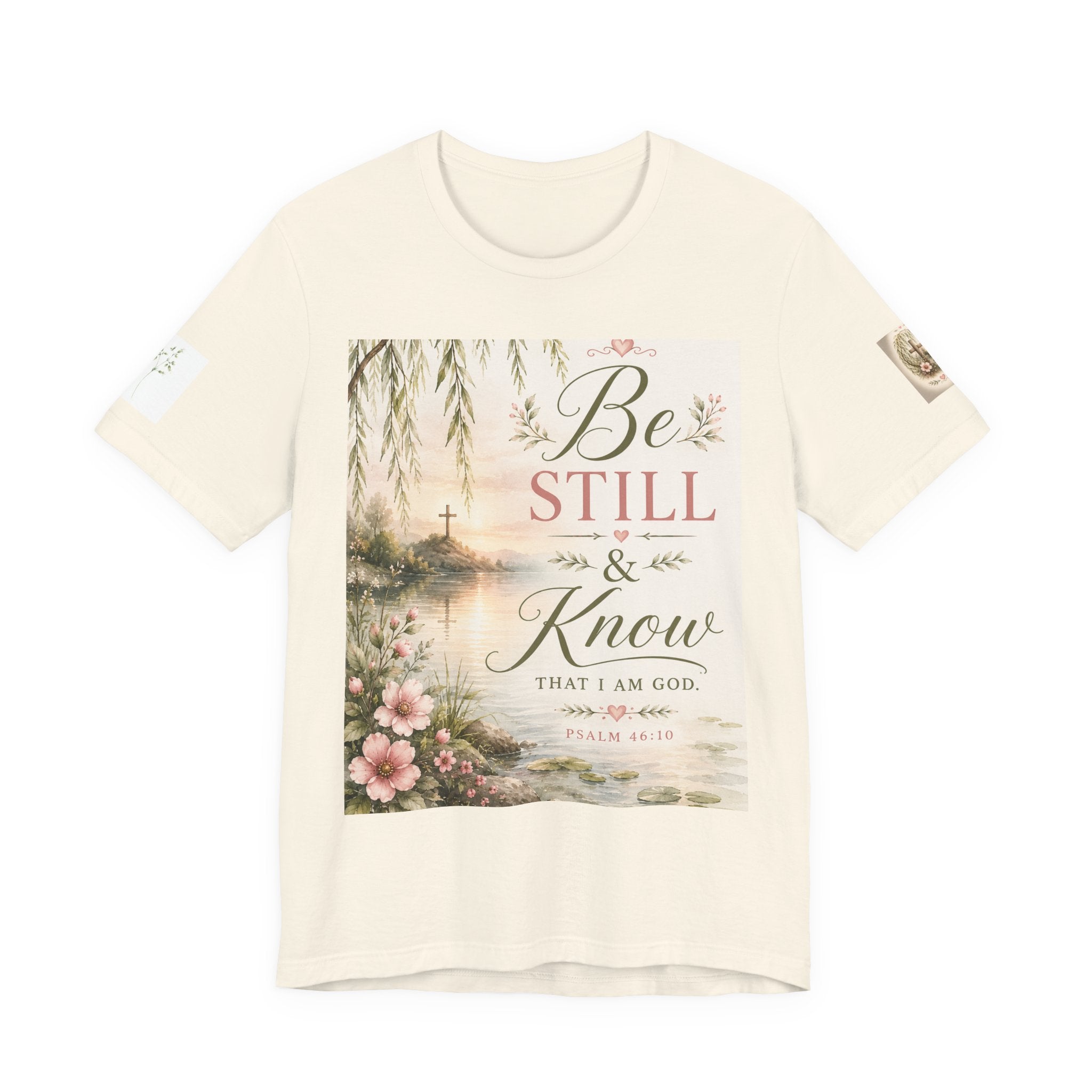 Julia's Graceful Roots™  Be Still Tee |  Floral T-Shirt