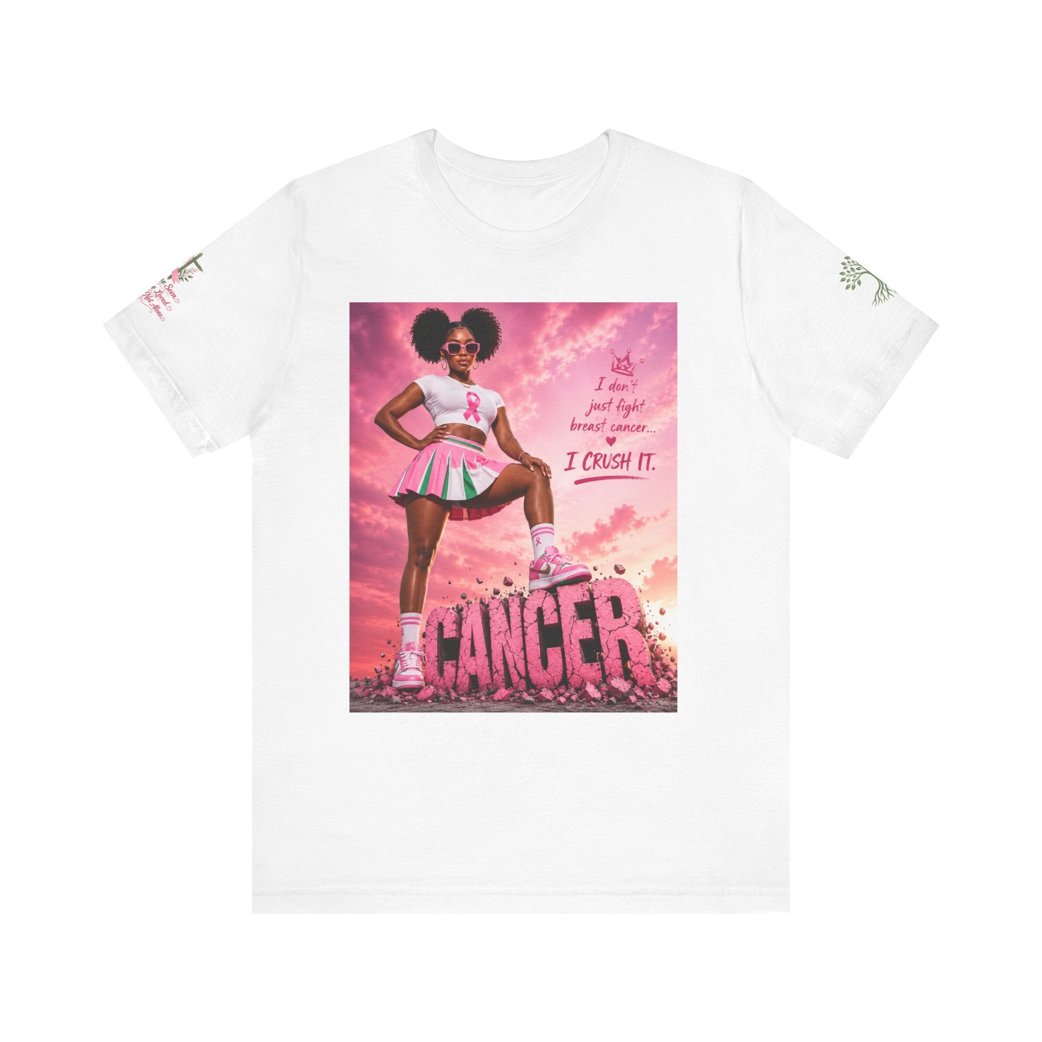 Breast Cancer Awareness Tee — "I Crush It" Empowerment Shirt