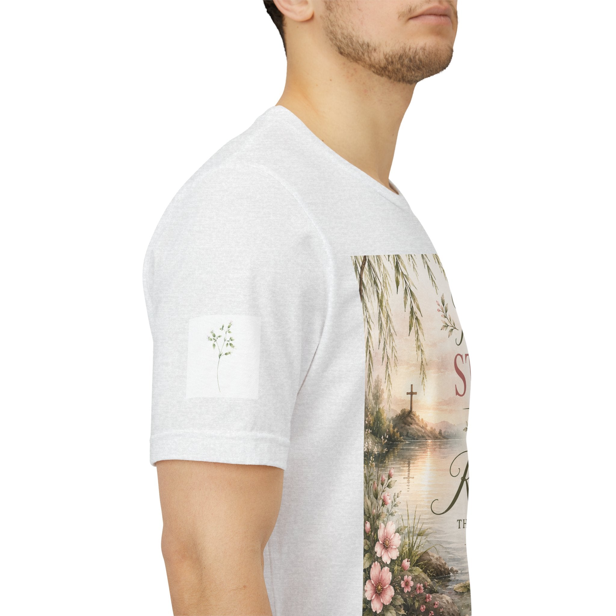 Julia's Graceful Roots™  Be Still Tee |  Floral T-Shirt
