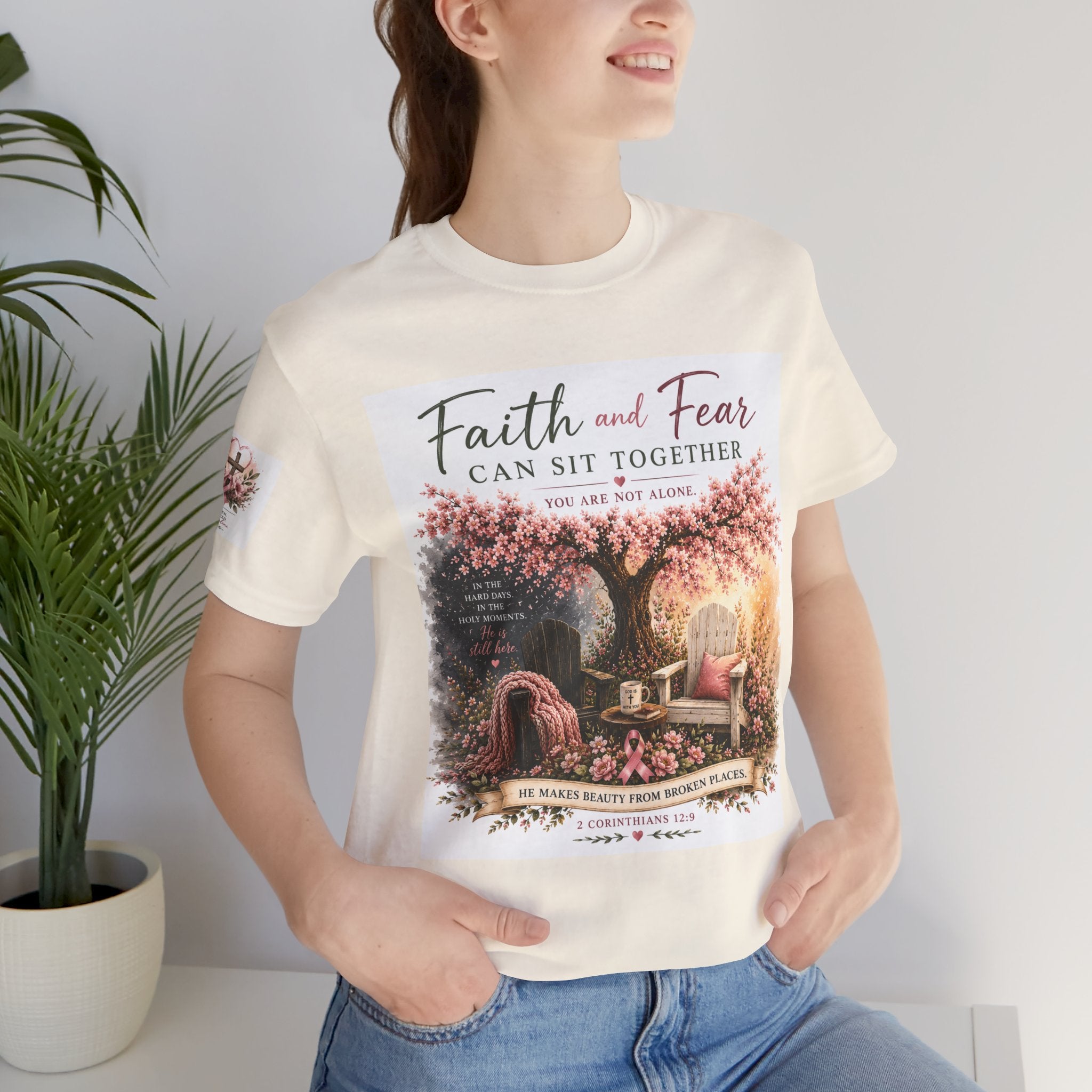 Julia's Graceful Roots™ Faith and Fear Can Sit Together | Breast Cancer Collection
