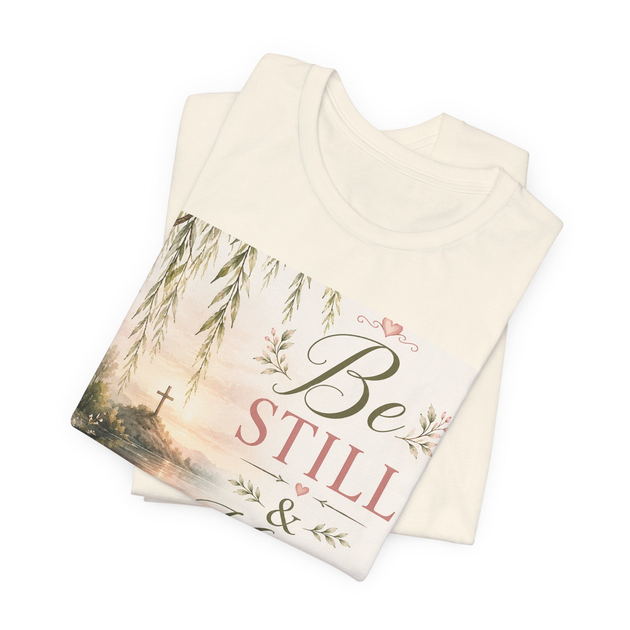 Julia's Graceful Roots™  Be Still Tee |  Floral T-Shirt