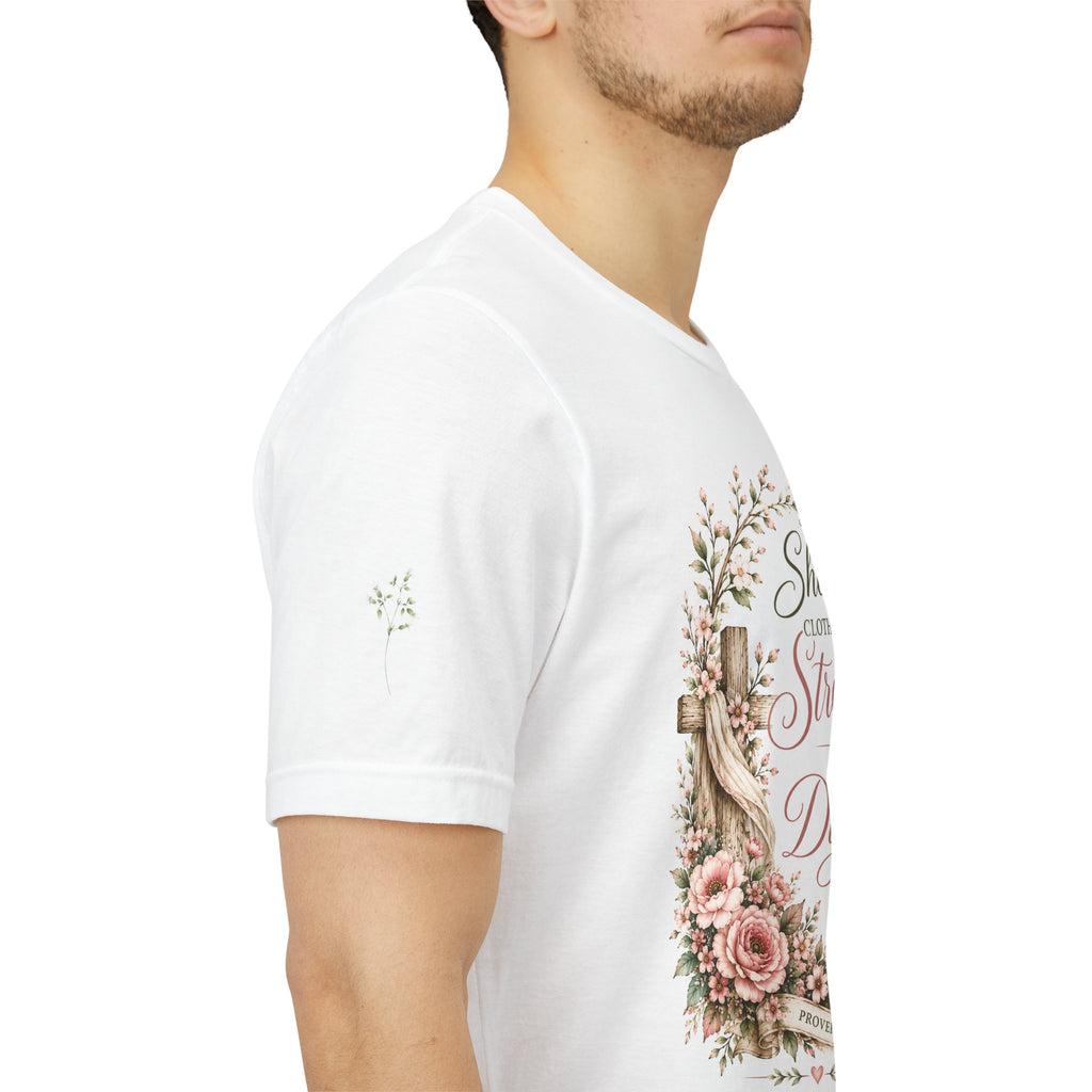 Julia's Graceful Roots™  She Is  Tee |  Floral T-Shirt