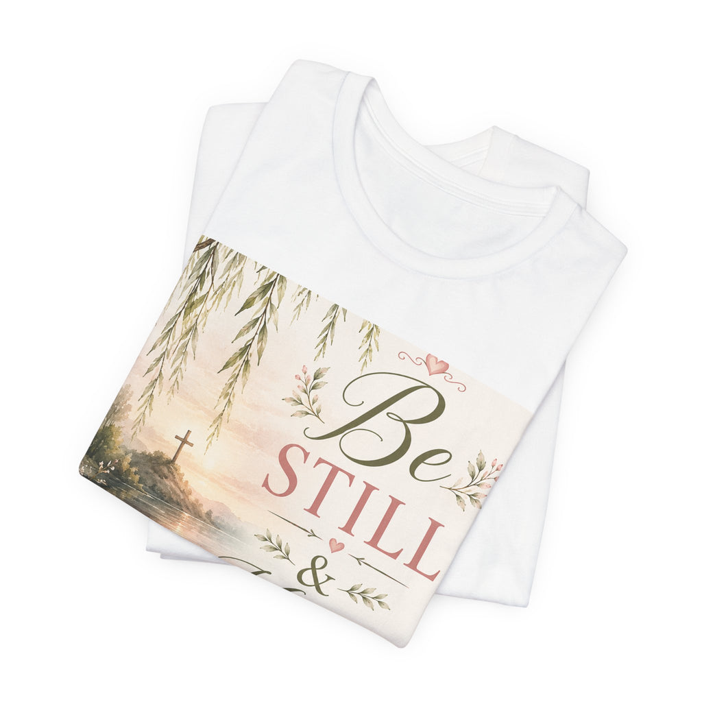 Julia's Graceful Roots™  Be Still Tee |  Floral T-Shirt