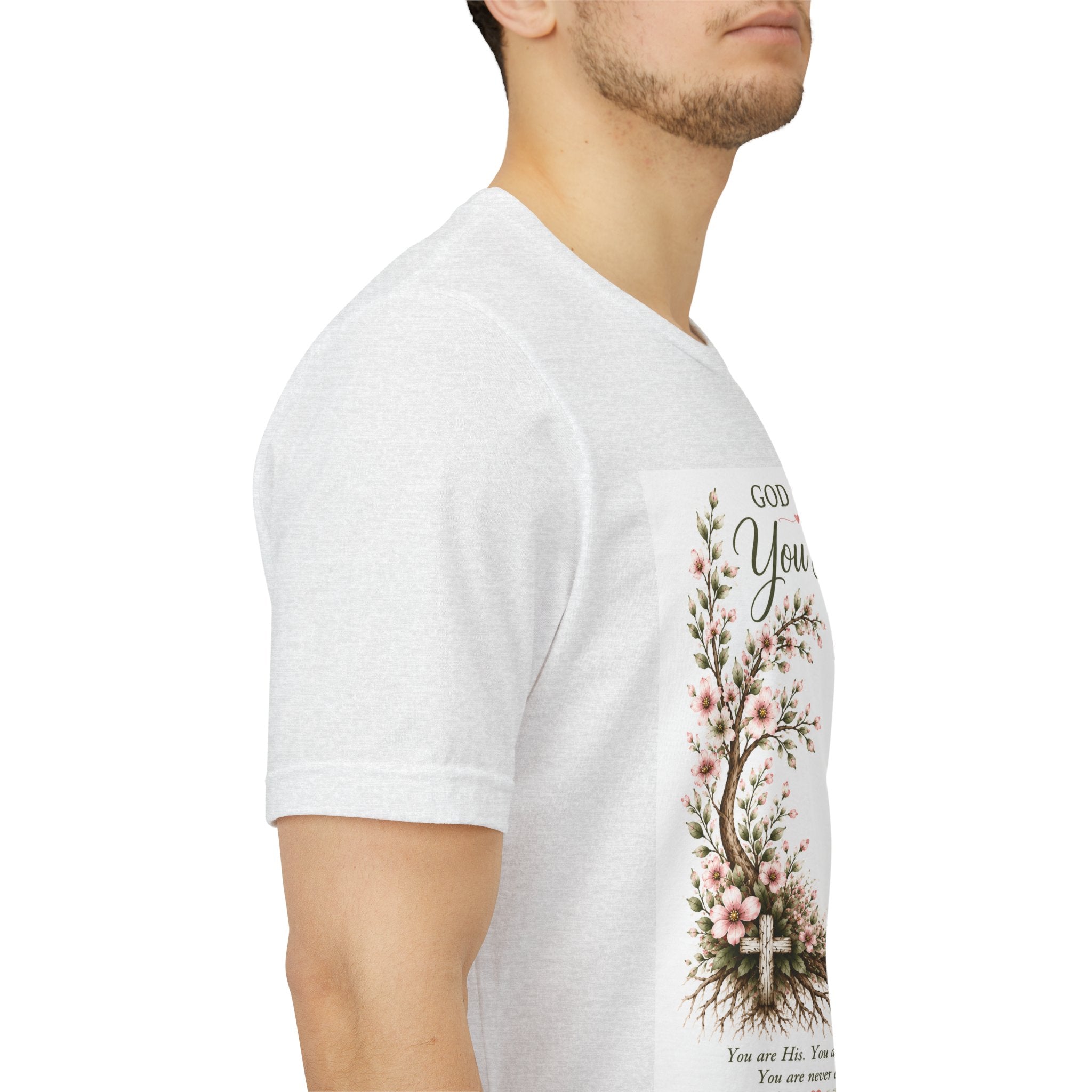 Julia's Graceful Roots™ Tee | God Says Floral T-Shirt