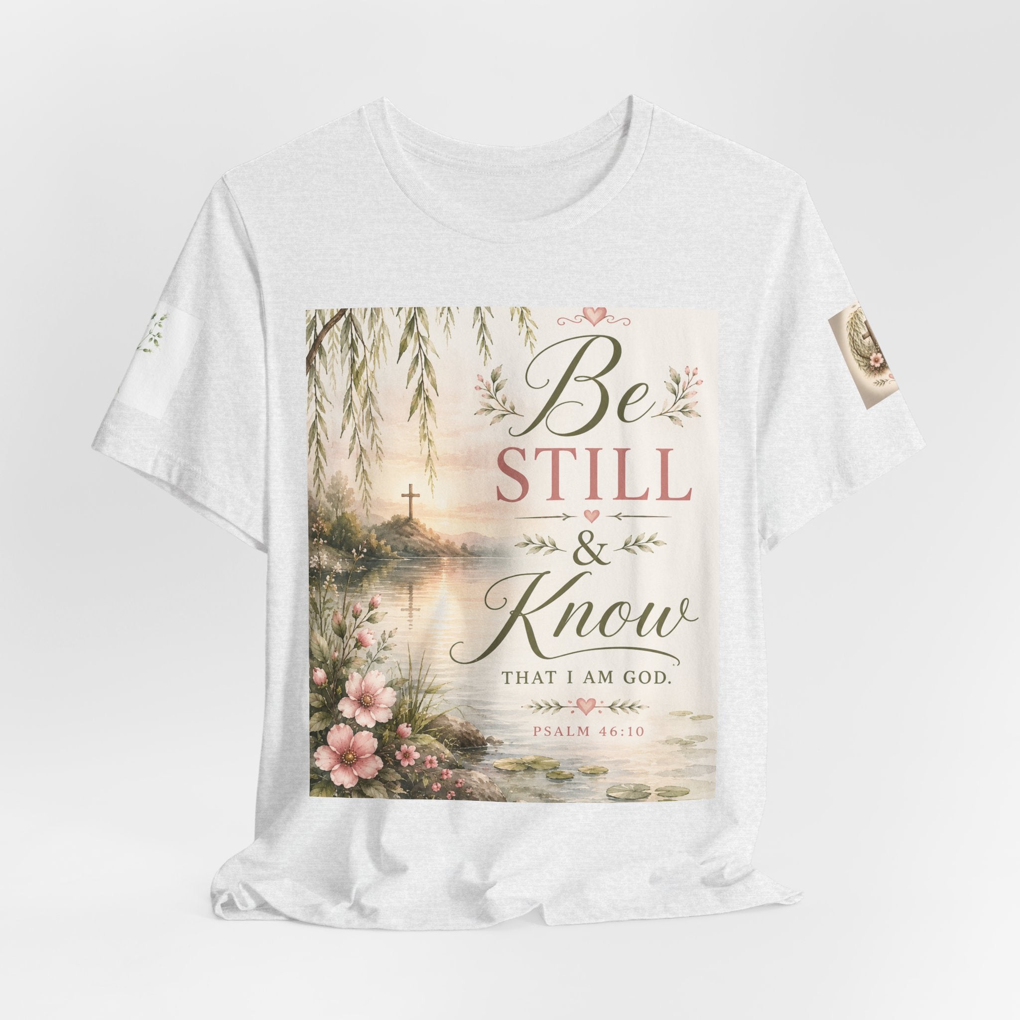 Julia's Graceful Roots™  Be Still Tee |  Floral T-Shirt
