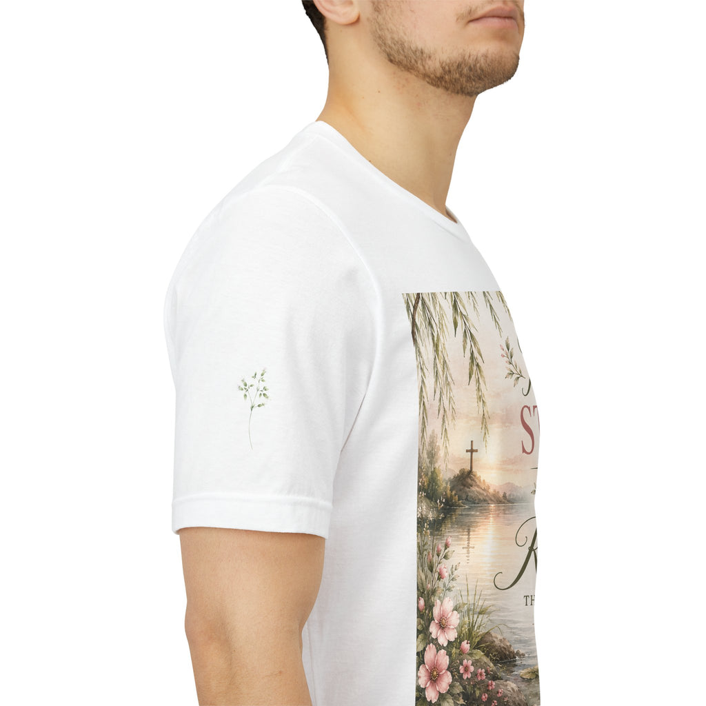 Julia's Graceful Roots™  Be Still Tee |  Floral T-Shirt
