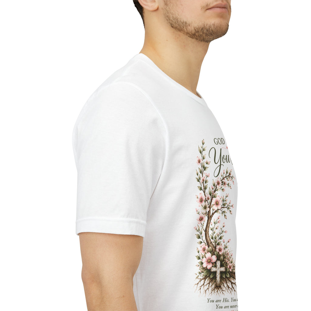 Julia's Graceful Roots™ Tee | God Says Floral T-Shirt