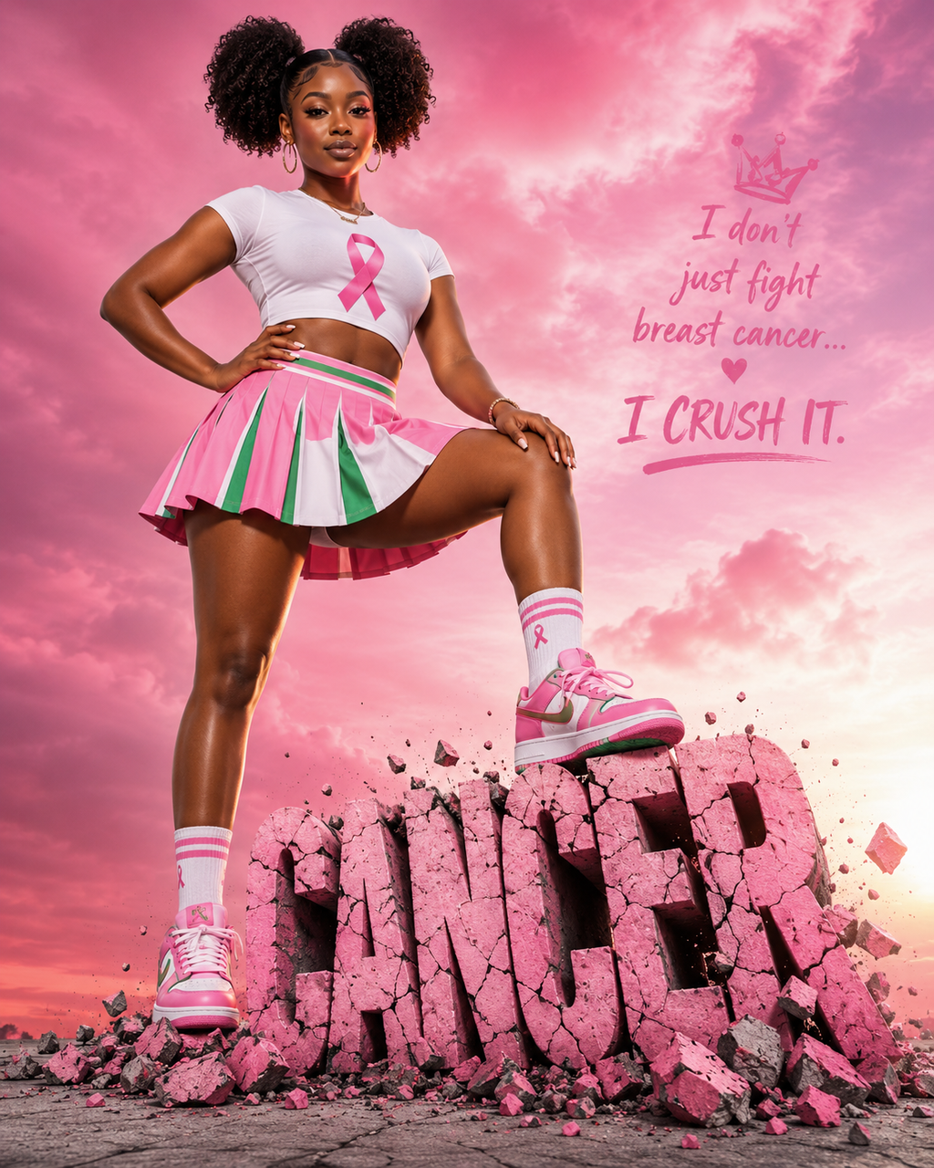 I Don’t Just Fight Breast Cancer… I CRUSH IT! | Breast Cancer Awareness Tee